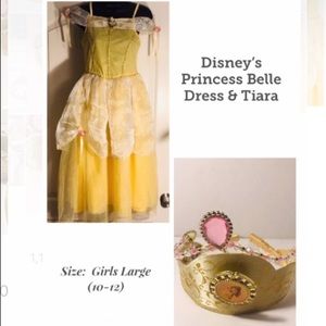 Disney’s Princess Belle Costume Dress & Tiara